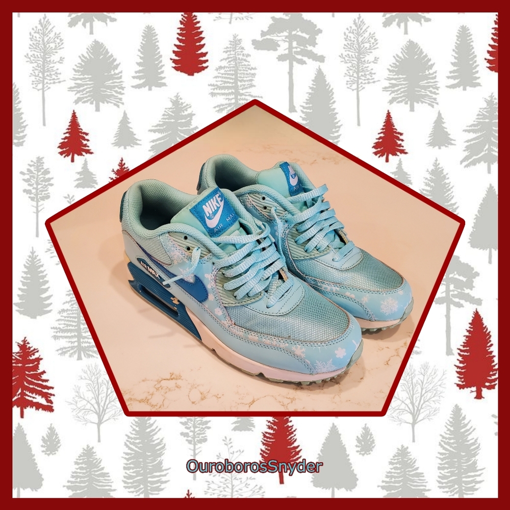 Nike Air Max 90 'Frozen Snowflake' Ice Blue Limited/Special Edition 724875-400